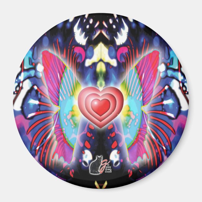 Aimant Cœurs de Glys (Devant)