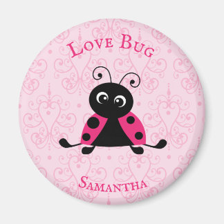 Aimant Coeurs de l'aimant Ladybug personnalisé
