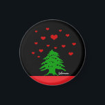 Aimant Coeurs du Liban & drapeau libanais mode / Amour<br><div class="desc">Fridge Magnets: Sky of hearts & Lebanese Flag fashion - love romantic design (Lebanon) - patriots,  Valentine's Gifts,  love my country</div>