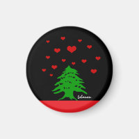 Coeurs du Liban & drapeau libanais mode / Amour