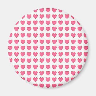 Aimant Coeurs Polka