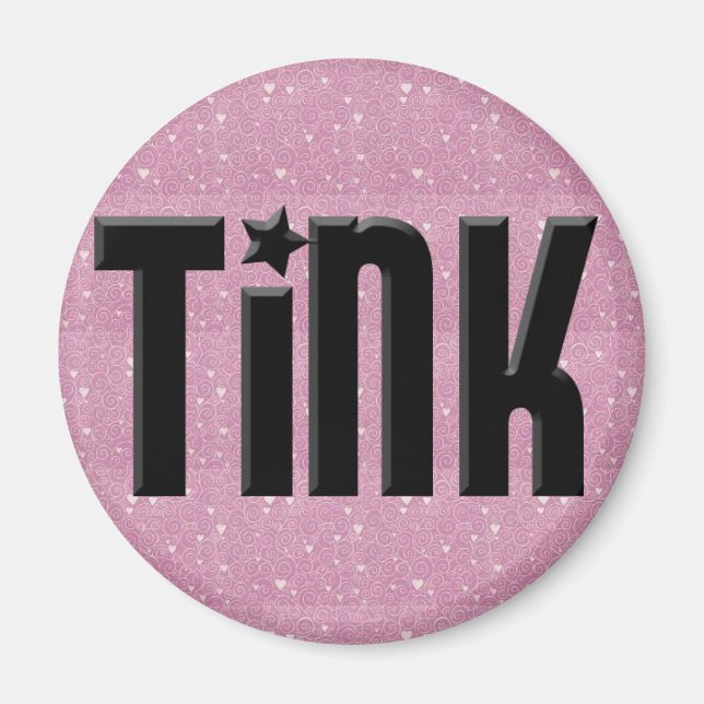 Aimant - Coeurs roses (Devant)