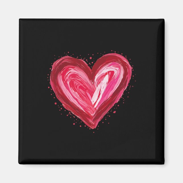 Aimant Cœurs Saint-Valentin pour femmes adolescentes fill (Devant)