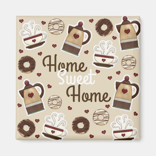 Aimant Coffee Pot and Cup (Devant)