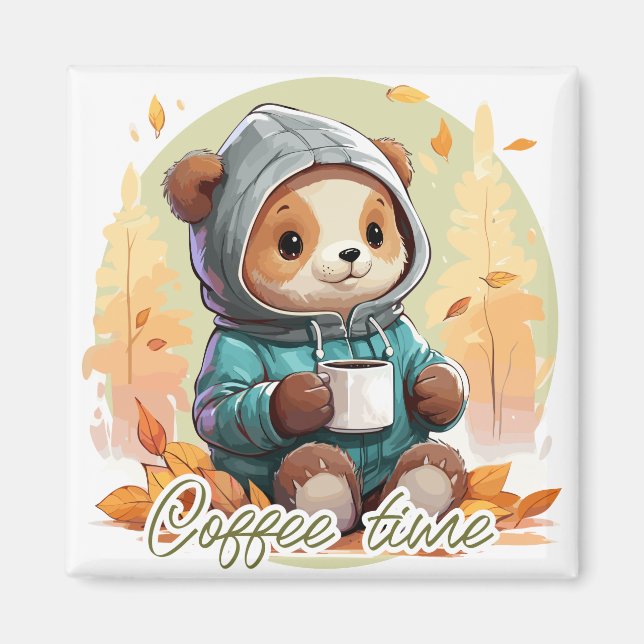 Aimant Coffee time (Devant)