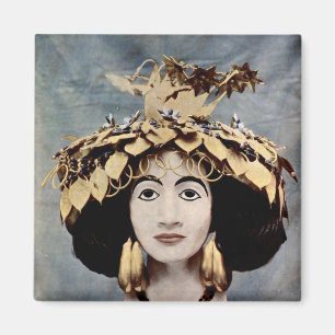 Aimant Coiffe sumérienne portée par la Shub-annonce de