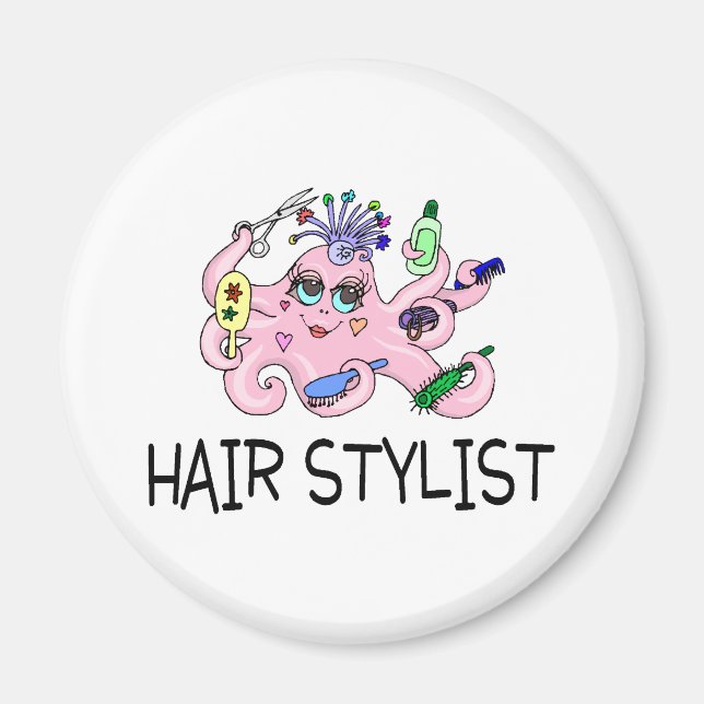 Aimant Coiffure Octopus (Devant)