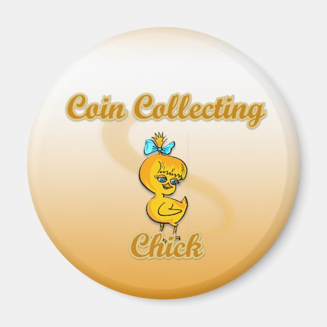 Aimant Coin Collecting Chick (Devant)