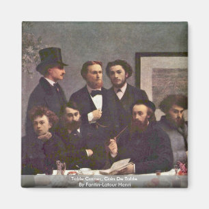 Aimant Coin de Tableau, Coin De Table By Fantin-Latour