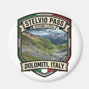 Aimant Col du Stelvio - Col de montagne européen