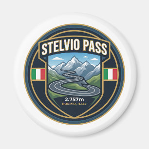 Aimant Col du Stelvio - Col légendaire d'Italie