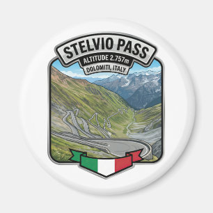 Aimant Col du Stelvio - Meilleure route de conduite Itali