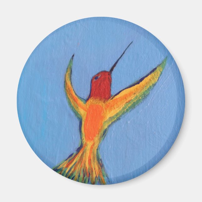Aimant Colibri bleu (Devant)