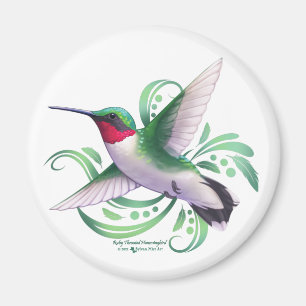 Aimant Colibri Ruby Throsé