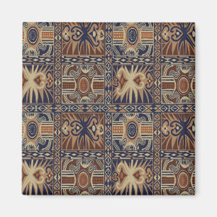 Aimant Collage contemporain tribal africain