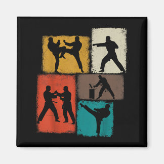 Aimant Collage de pratiquant de Taekwondo Hommes Enfants