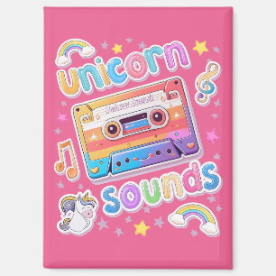 Aimant Collage Unicorn Cassette