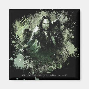 Aimant Collage vectoriel Greenish Aragorn
