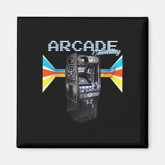 Aimant Collection de bornes d'arcade 1970 1980 1990 de je (Devant)
