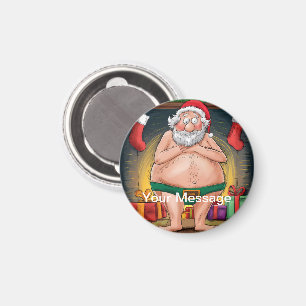 Aimant Collection de Noël Funny Dirty Santa