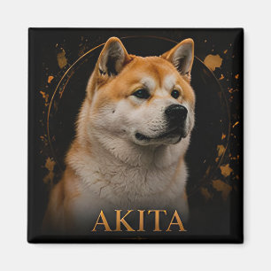 Aimant Collection Esprit Noble Akita