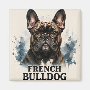 Aimant Collection Luxueuse de Compagnons Bouledogue Franç
