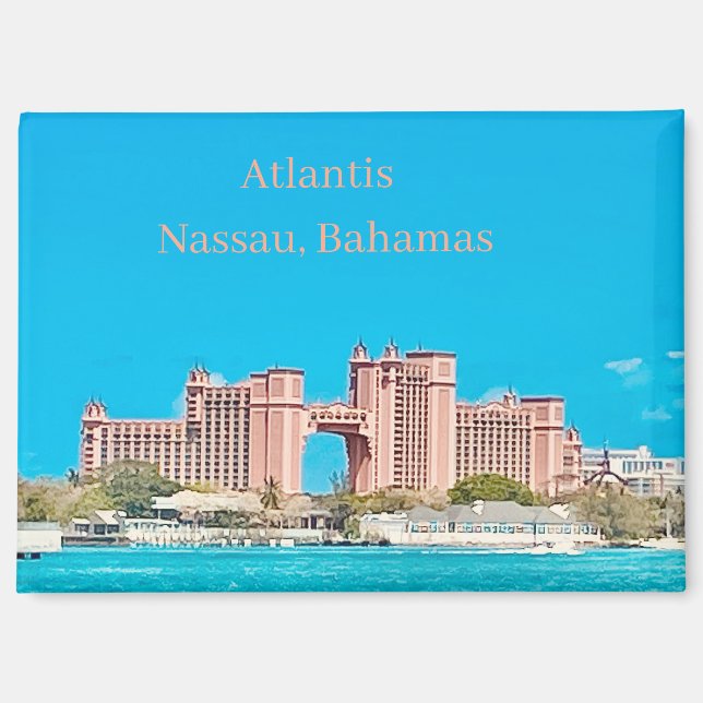 Aimant Collection Nassau, Bahamas Atlantis (Recto)