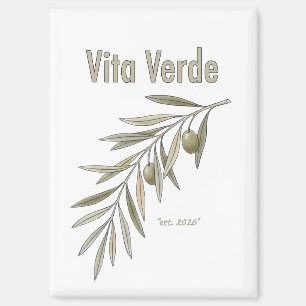 Aimant Collection Vita Verde Blanc