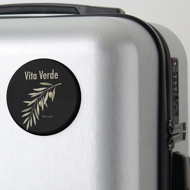 Aimant Collection Vita Verde Noir (In Situ (Bagages))