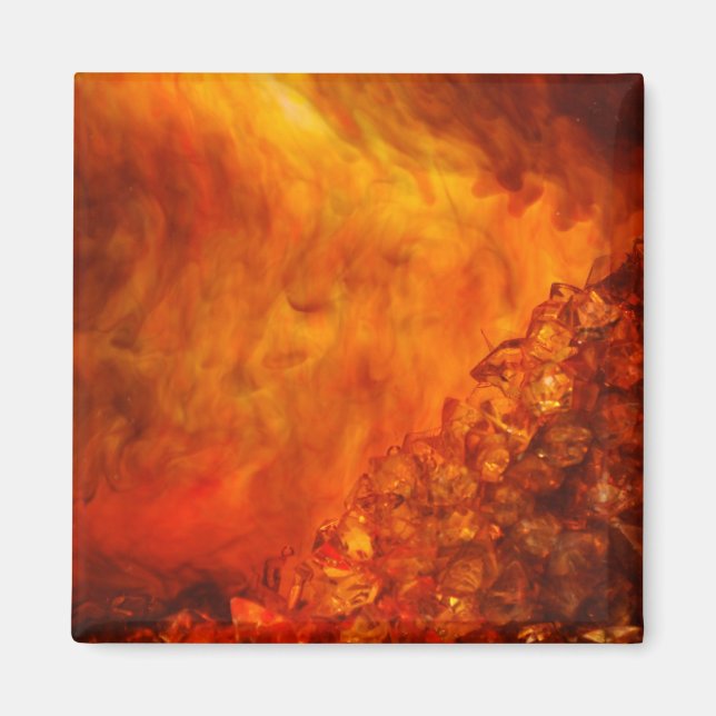 Aimant Collection "Volcano" original Lyrical Abstraction (Devant)