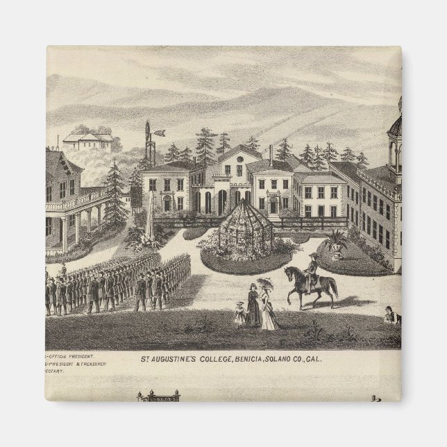 Aimant Collège, école, Benicia (Devant)