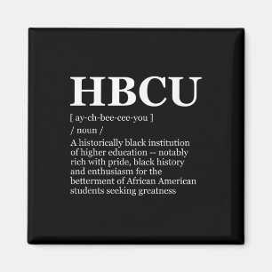 Aimant Collèges et universités HBCU Mois de l'histoire de