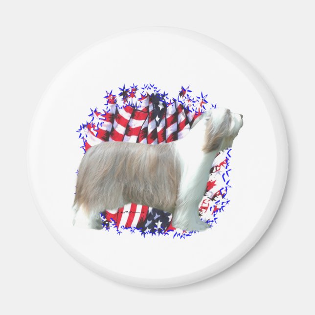 Aimant Collie Patriot (Devant)