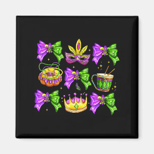 Aimant Collier de perles de roi de gâteau à nœud coquette