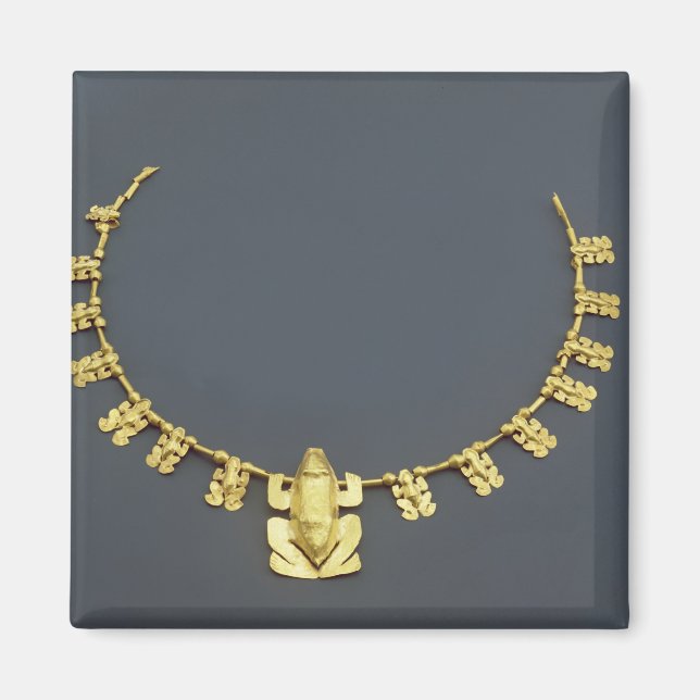 Aimant Collier de Quimbaya avec grenouilles, de Colombie (Devant)
