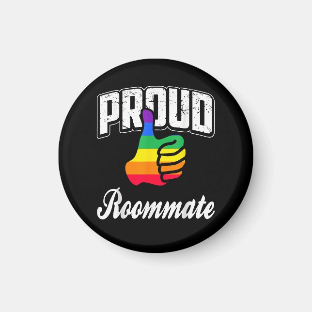 Aimant  Colocataire Gay Pride (Devant)