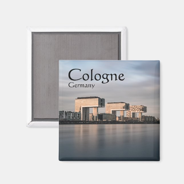 Aimant Cologne Allemagne Souvenir (Recto/Verso)