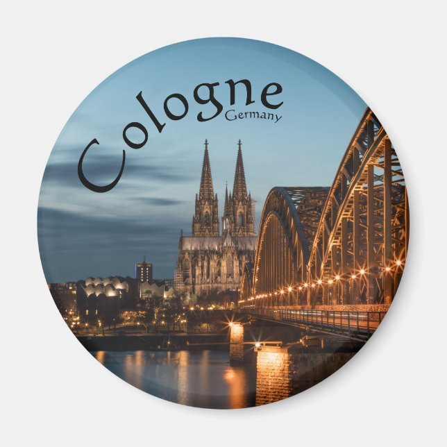 Aimant Cologne Allemagne Souvenir (Devant)