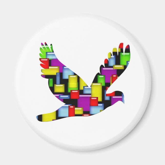 Aimant colombe (Devant)