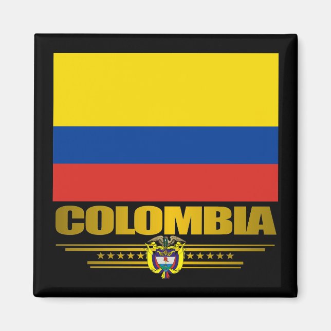 Aimant "Colombia Pride" (Devant)