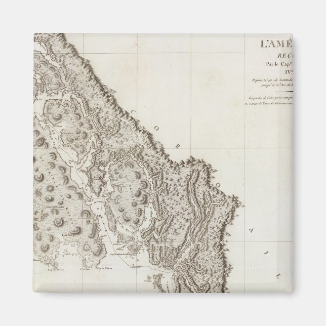 Aimant Colombie-Britannique Alaska (Devant)