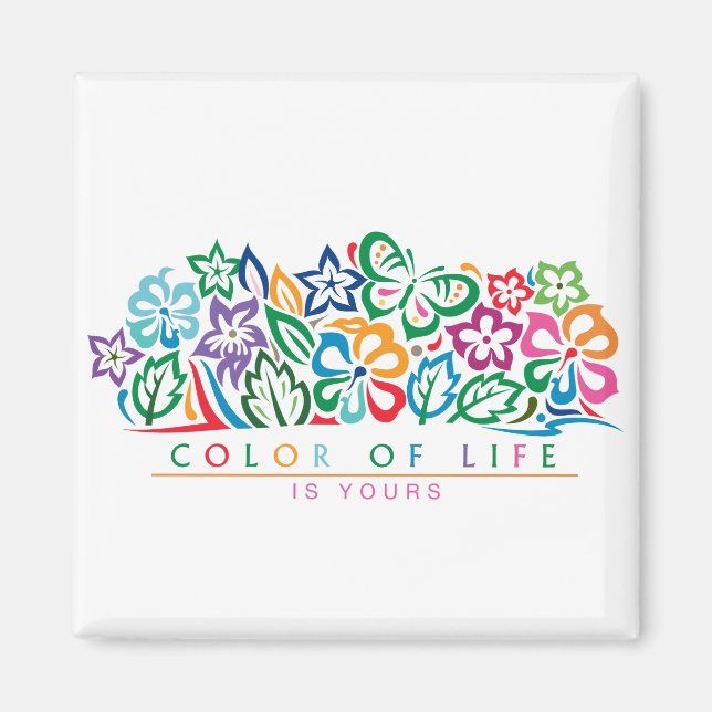 Aimant COLOR_de_vie (Devant)