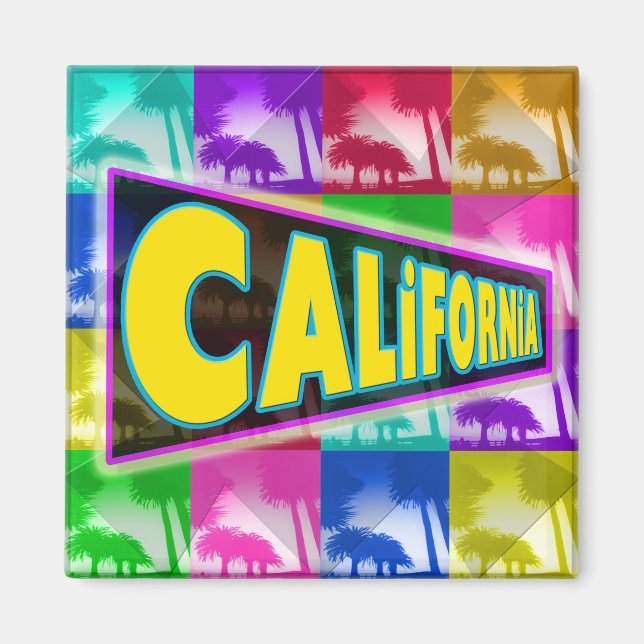 Aimant "Coloration California 2" (Devant)
