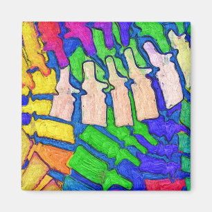 Aimant coloré d'art d'épine