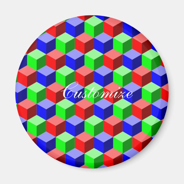 Aimant Colorful Building Block Thunder_Cove (Devant)
