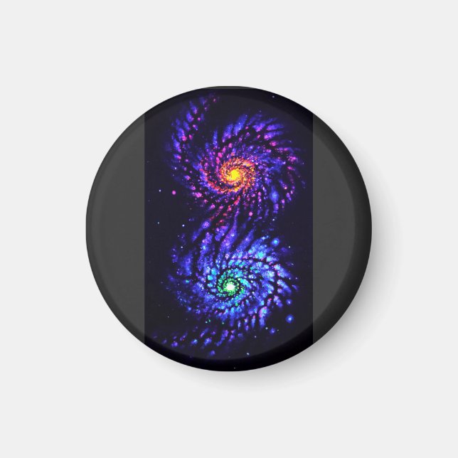 Aimant Colorful galaxies    (Devant)
