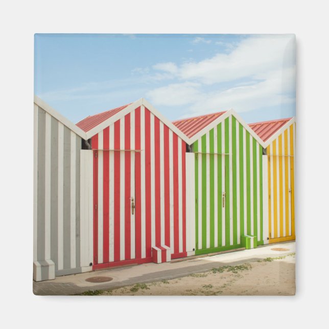 Aimant Colorful Huts (Devant)