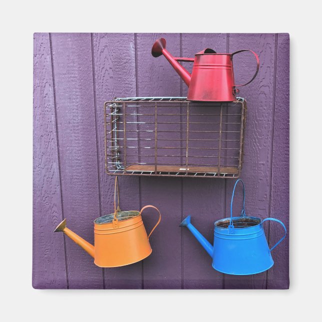 Aimant Colorful Watering Cans (Devant)