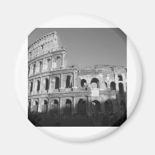 Aimant Colossium noir et blanc