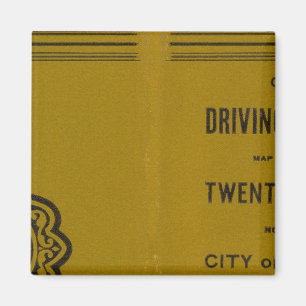 Aimant Colton's Driving and Wheeling Map of the US 3